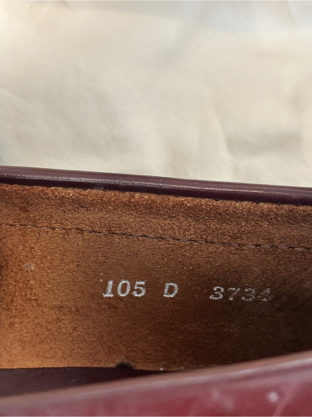 L.L.Bean Men’s Burgundy Leather Penny Loafer Slip-On Lined Almond Toe 10.5 D - Picture 8 of 8